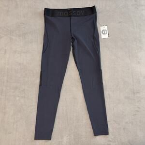 Massov Black Compression ProForm Fitted Collection Leggings Women’s Large